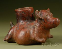 Pre-Columbian Pottery Dog